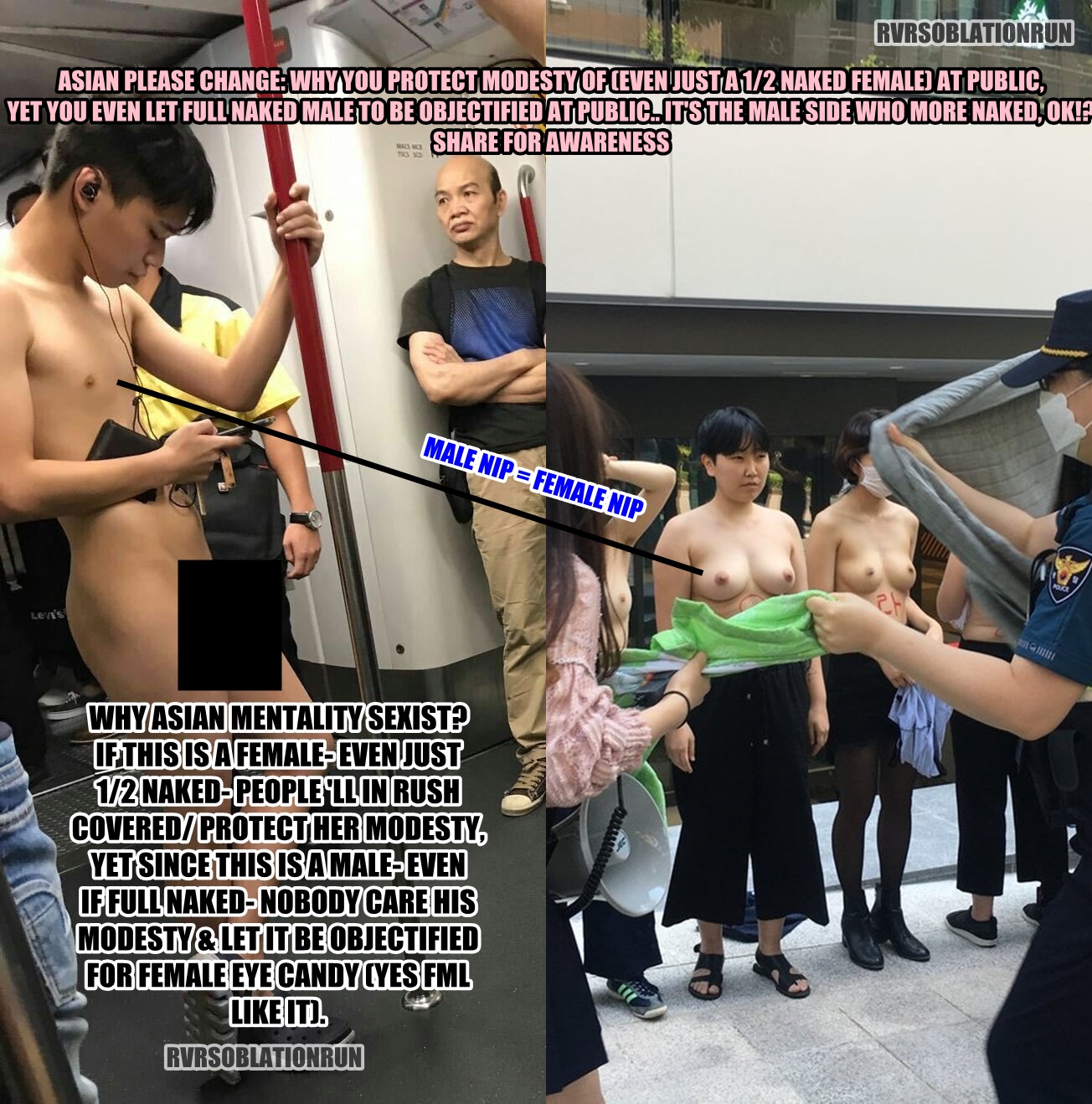 SATIRE ASIAN OBJECTIFIED MALE ONLY